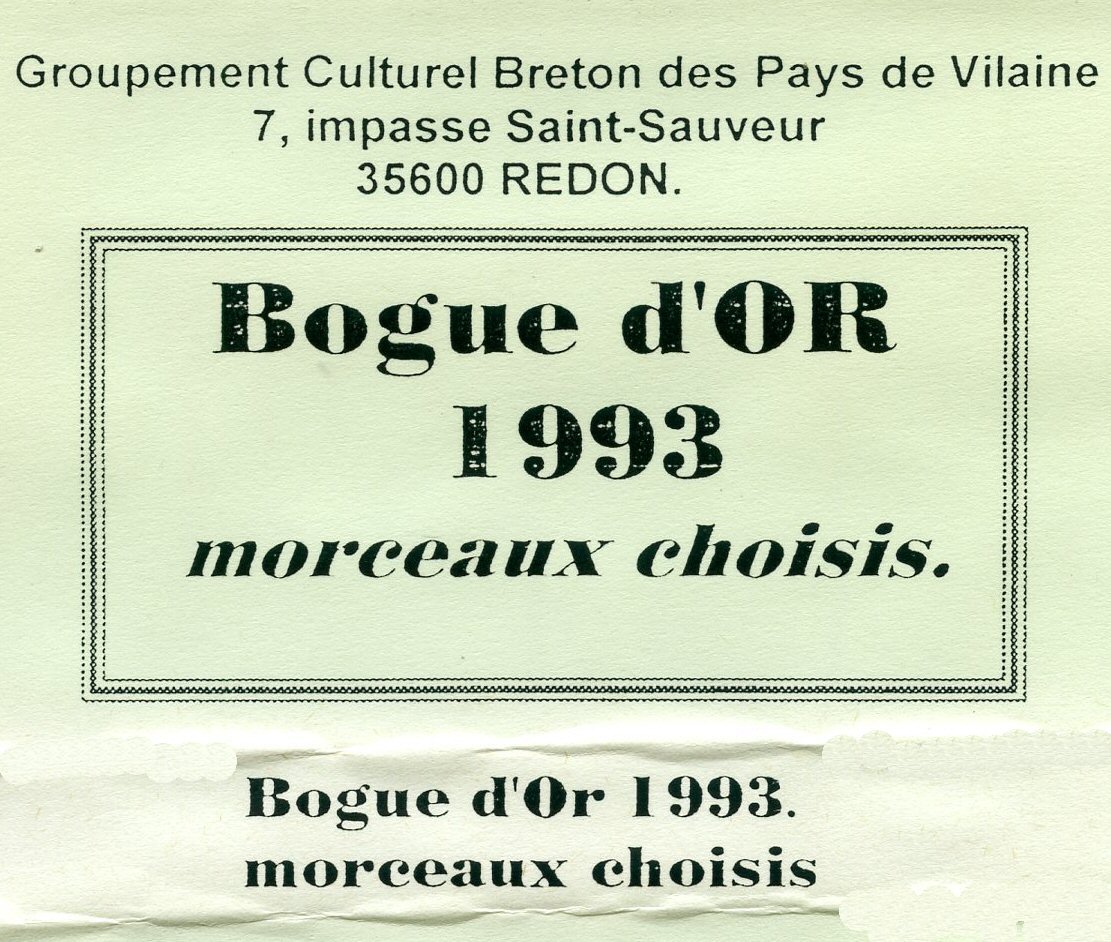 Bogue d'or 1993  col_k7_bogue_redon_1993__