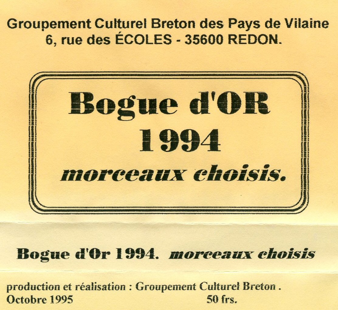 Bogue d'or 1993  col_k7_bogue_redon_1994__
